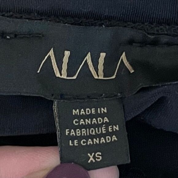 Alala Captain Black & Blue Sheer Mesh Athleisure Ankle Tight Leggings Size XS - Picture 12 of 12